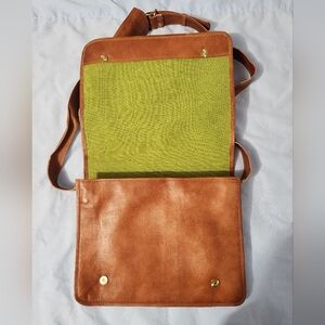 James Leather Laptop Bag